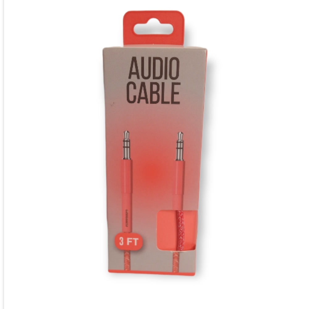 🤩 10/$10Audio cable coral